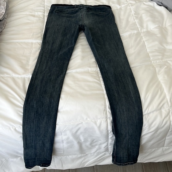 Helmut Lang Steel Grey Lan Elastic Skinny Stretch Jean Jeggings Size 28 - Picture 3 of 4